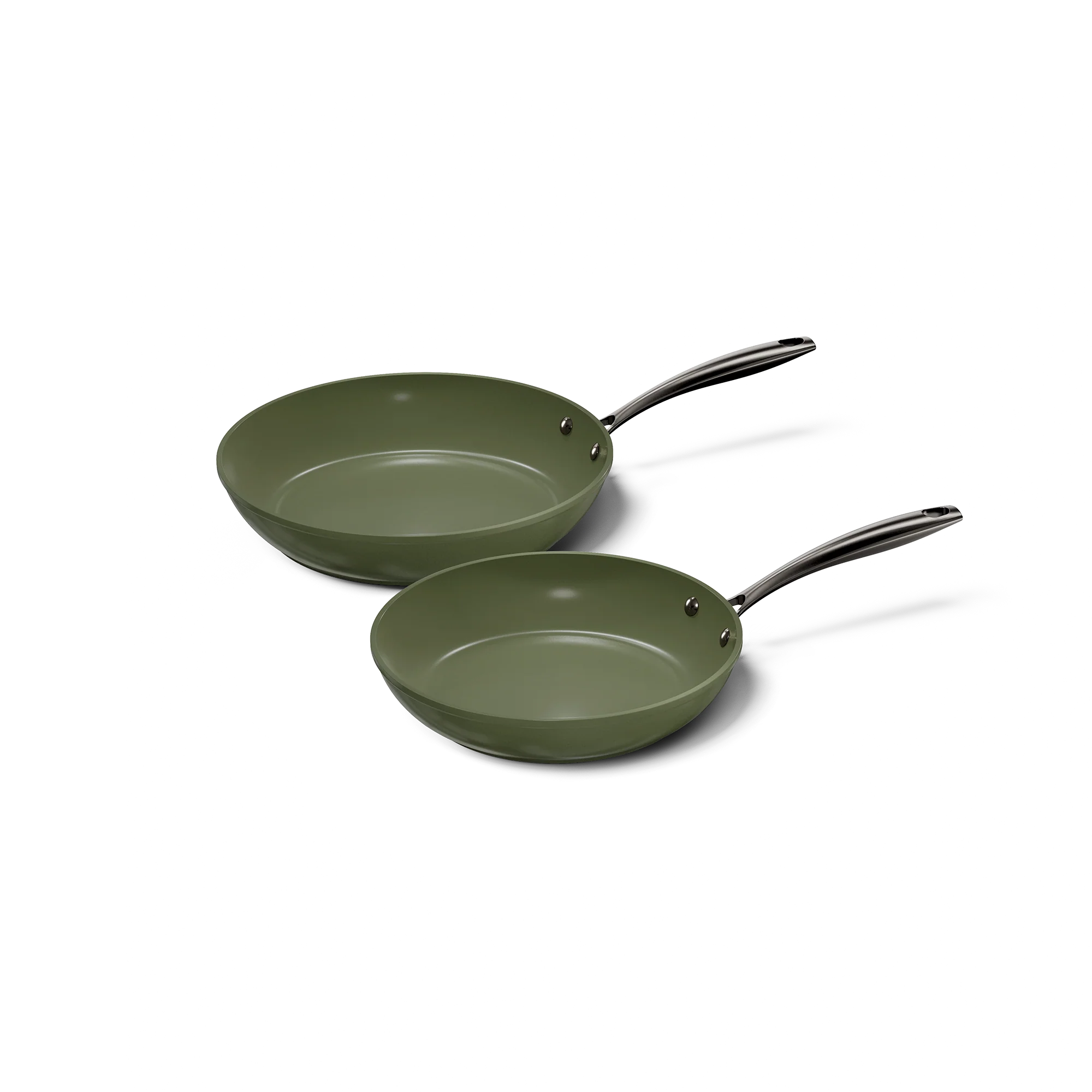 Dark Olive Koekenpannenset 2-delig