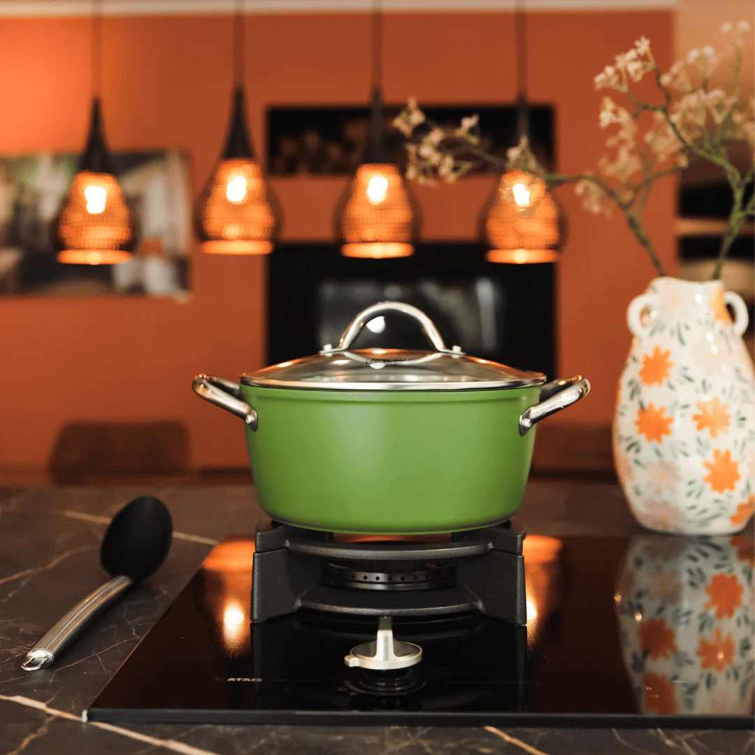 Go Green Kookpan met deksel 24 cm - Image 5