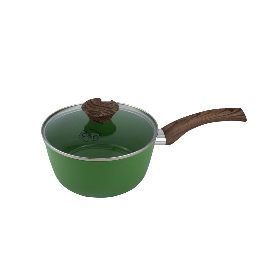 Go Green Steelpan met deksel 18 cm