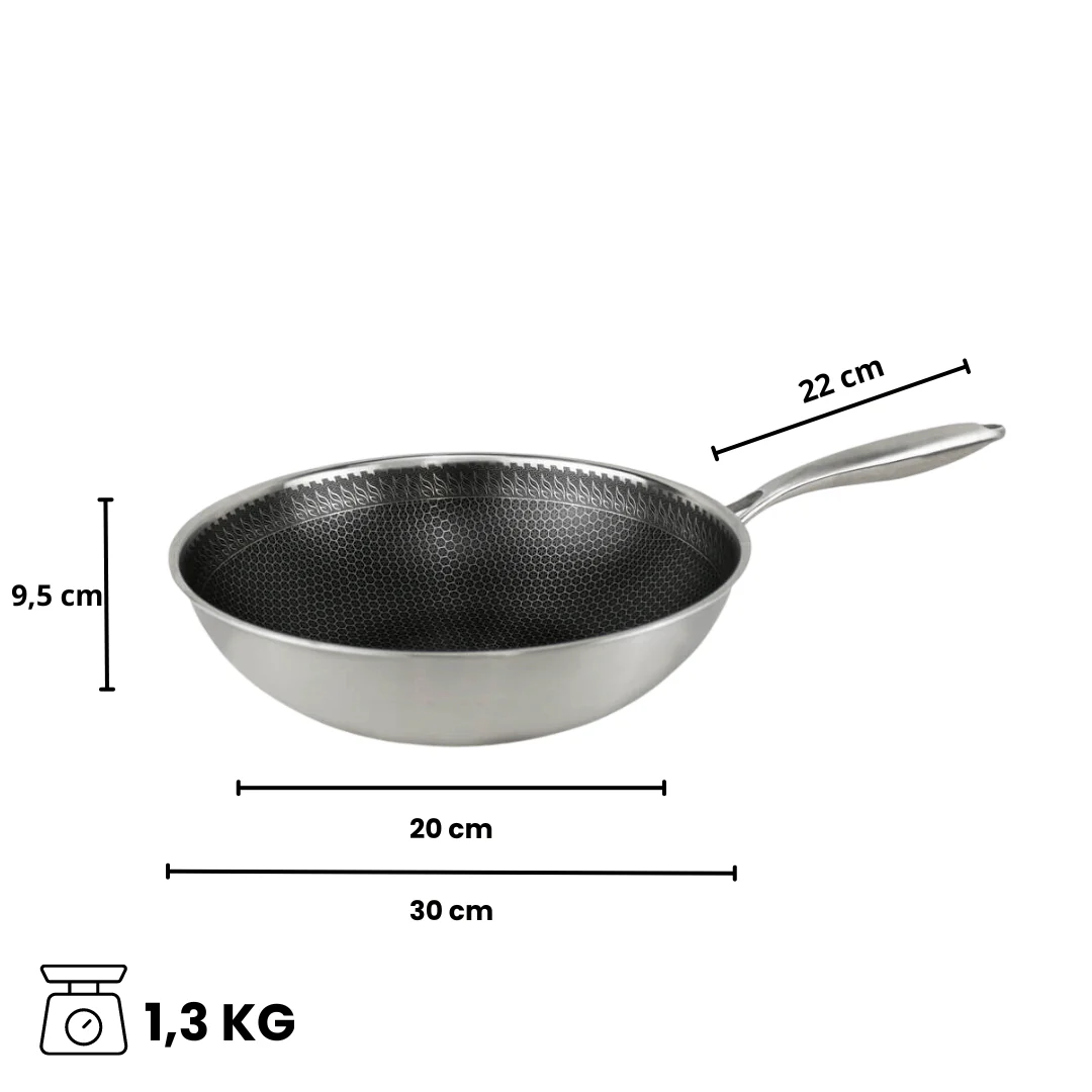 Honey Wokpan 30 cm - Image 3