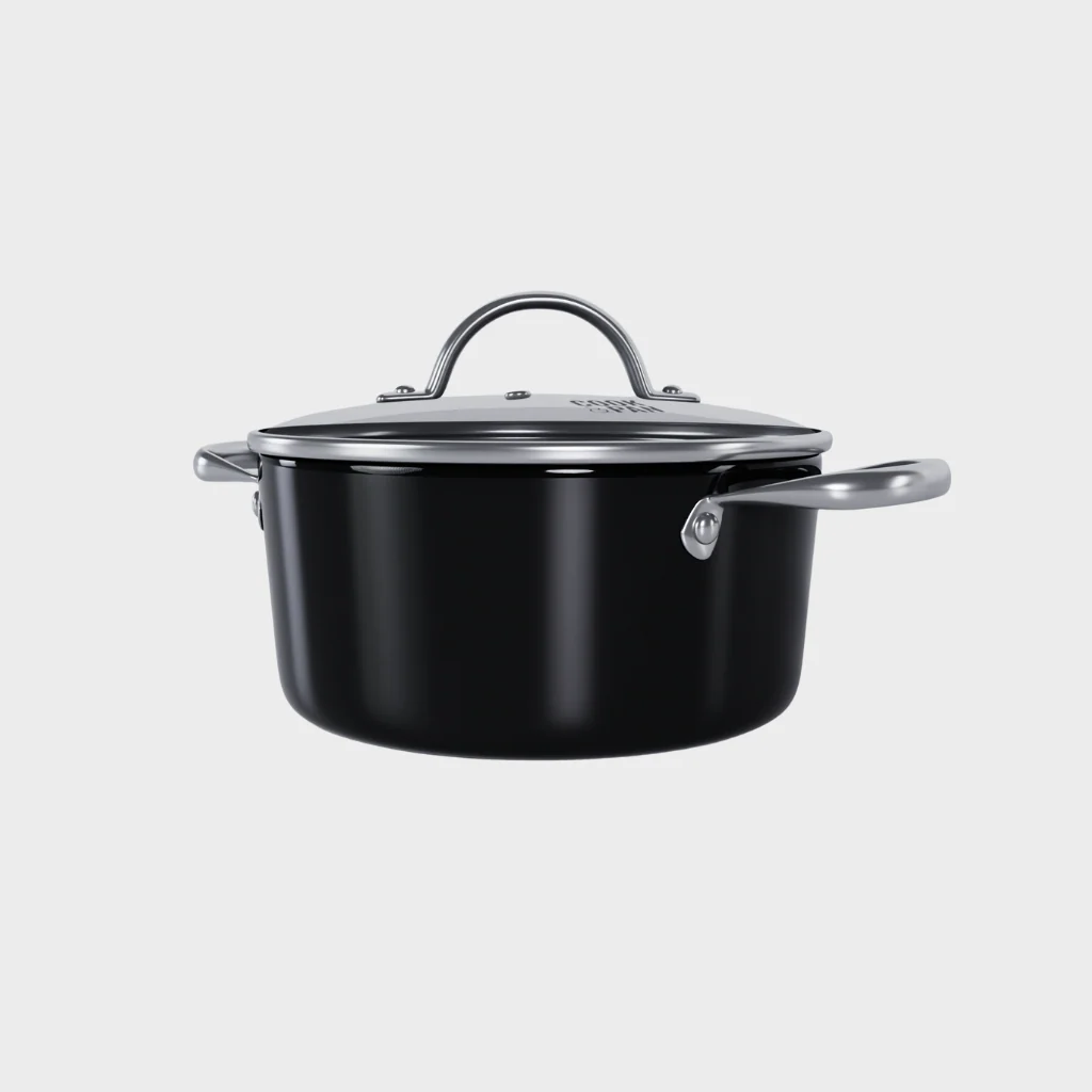 Signature Honey Kookpan met deksel 20 cm - RVS - Image 3