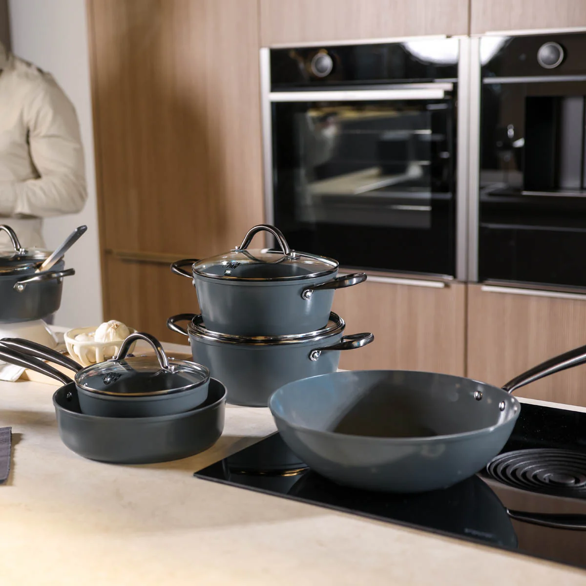 Slate Wokpan 30 cm - Image 3