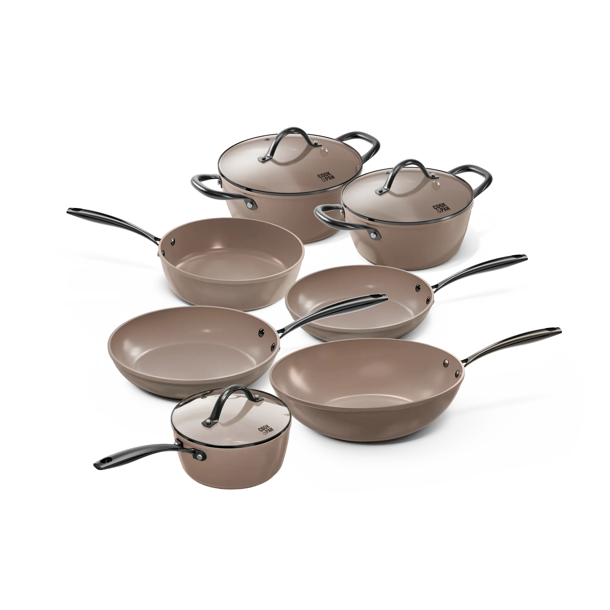 Taupe of Mind Pannenset 7-delig